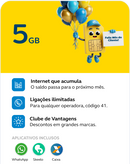 eSIM Chip Virtual Correios Pre-Pago Rede TIM 5G QRCODE