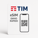 eSIM Tim Chip Virtual QR Code - Pre Pago